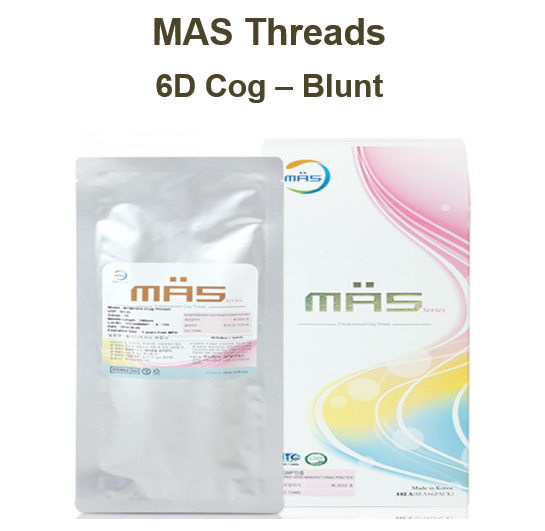 MAS PDO Threads 6D Cog Blunt type 24pcs