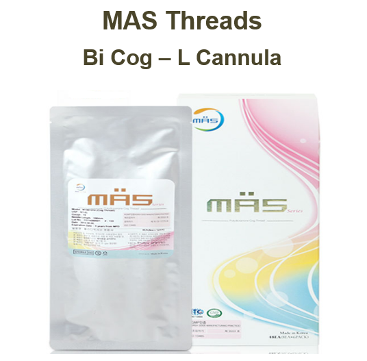 MAS PDO Threads Bi Cog L-Cannula type 24pcs
